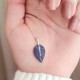 925 Sterling Silver Tree Leaves Necklace