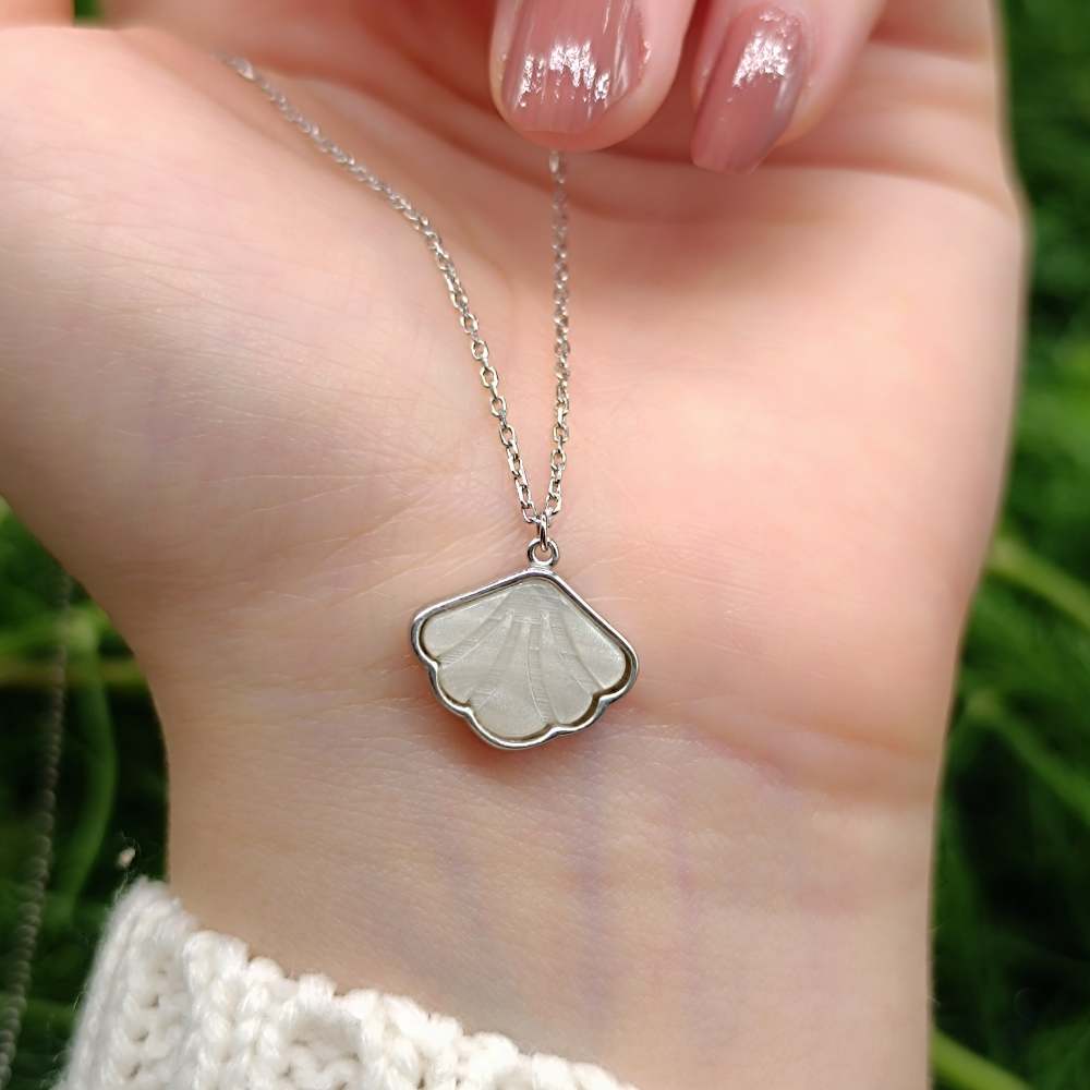 925 Sterling Silver Mother Of Pearl Cloud Necklace