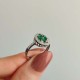 925 Sterling Silver  Ring - Colored Zircon