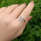 925 Sterling Silver Baguette Ring - White Zircon